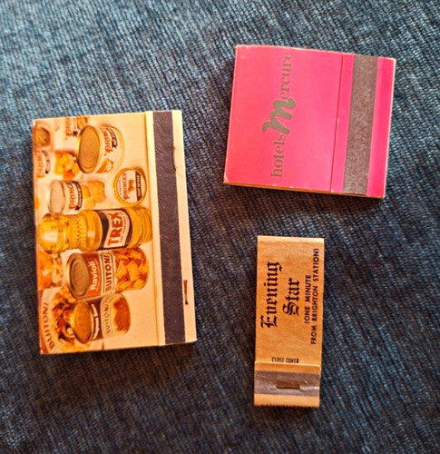 Vintage advertising matchbooks - vintage,