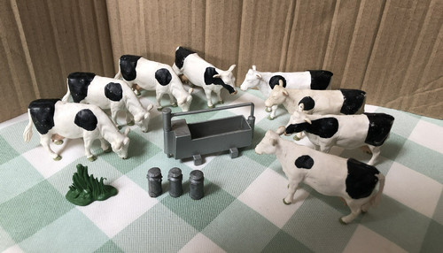 Vintage britains cows 3x - vintage,