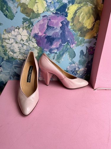 Rose pink vintage leather - pink,