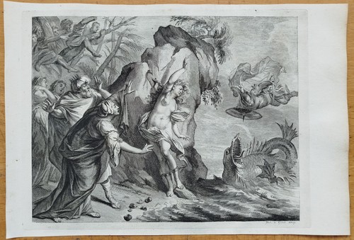 Perseus liberates andromeda - perseus,