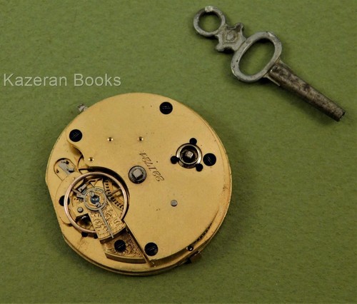 Working antique jewelled lever - working,
