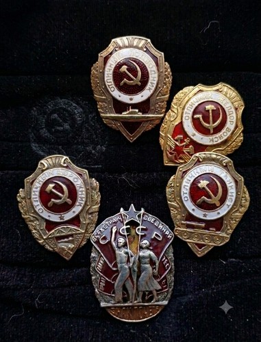 Lot vintage ussr badges - 5,