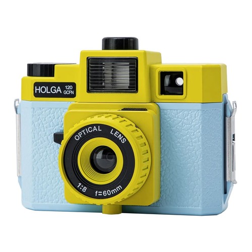 Holga 120gcfn blue - blue, yellow