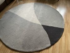 Made.com Round Hand Tufted Pure Wool Rug - VGC