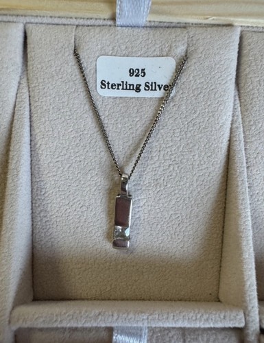 Sterling silver bar - sterling, pendant
