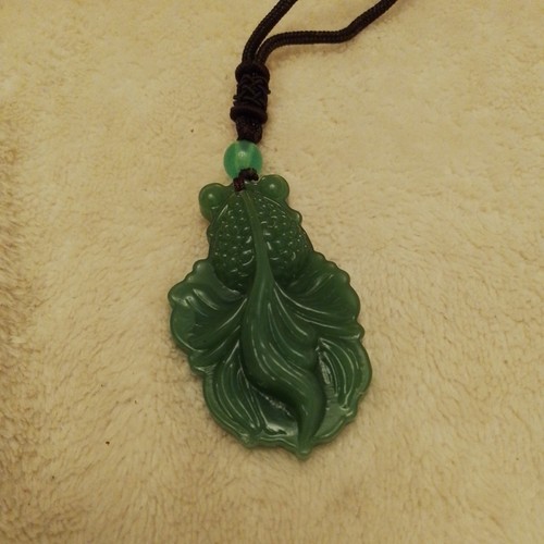 Green coloured fantail - green,