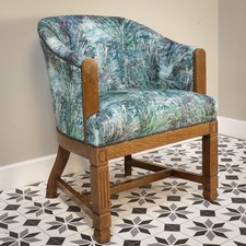 Solid Oak Tub Chair from 1937