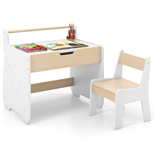 Wooden toddler activity desk - toddler,