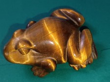 Vintage Tigers Eye frog