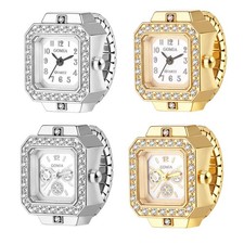 Unisex Rhinestones Square
