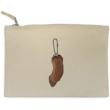 'Lucky Rabbit Foot' Canvas Clutch Bag / Accessory Case (CL00037563)