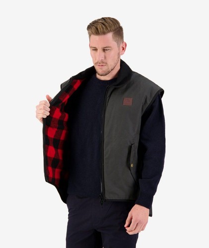 Swanndri foxton vest wool - foxton,