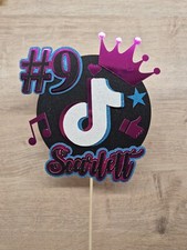 TikTok Inspired Cake Topper