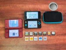 NINTENDO DS BUNDLE - New 2DS XL + DSi XL + 12 Games - Mario/Transformers