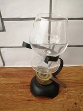 VINTAGE MARTELL COGNAC GLASS HOLDER & TEA LIGHT WARMER SET