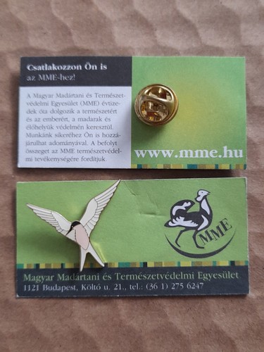 Mme roseatte tern charity pin - tern,