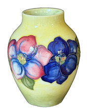 MOORCROFT CLEMATIS FLOWERS
