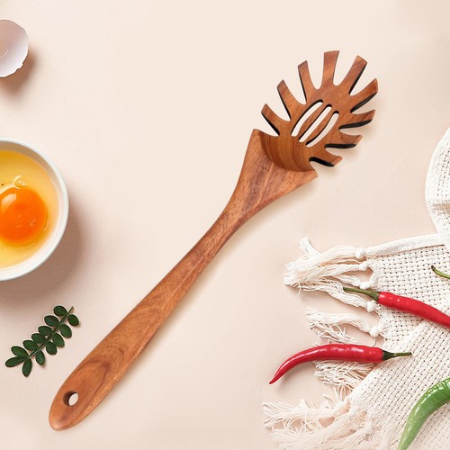 Long handled wooden spaghetti - wooden,