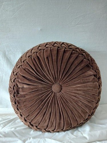 Vintage brown velvet plush - brown,
