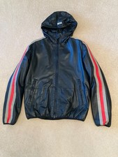 DIESEL L-MATHIAS MENS JACKET SHEEP LEATHER  100% AUTHENTIC SIZE MEDIUM