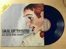 IAN McNABB - 12" SINGLE: GO INTO THE LIGHT (JAH WOBBLE MIX)  BLUE VINYL   *NM*