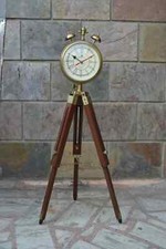 Antique Brass Tripod Floor