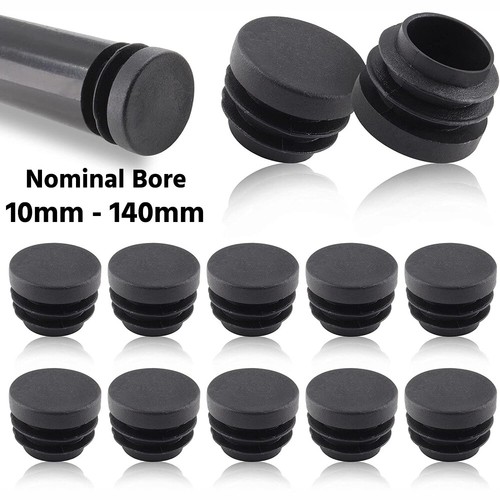 Round plastic tube end caps - plastic,