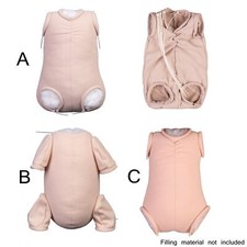 Cloth Body for 16"-26" Reborn Dolls Kit Full Limbs 3/4 Limbs DIY Repair Supply