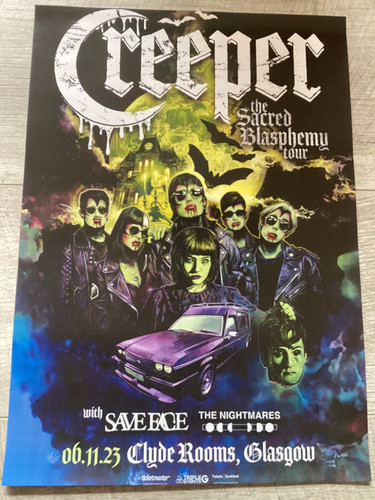 Creeper concert poster - creeper,