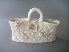 Antique Belleek Handbag Basket