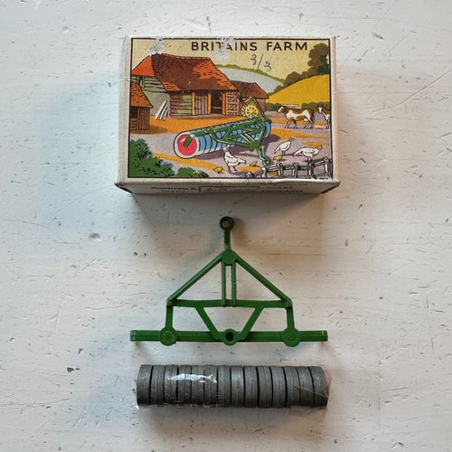 Britains farm tractor roller - farm,