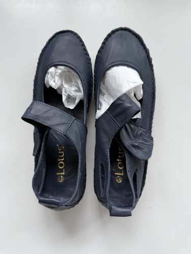 Lotus navy leather mary jane - navy,