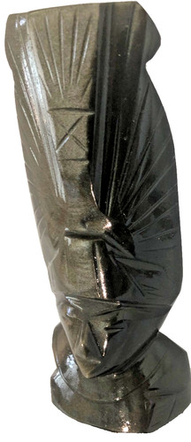 Hand carved black obsidian - hand,