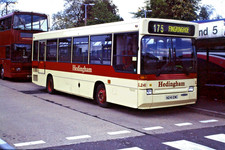 35mm BUS SLIDE HEDINGHAM N241 EWC DENNIS DART / PLAXTON