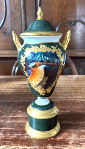 Coalport hand painted vase - hand, &