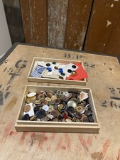 Vintage Buttons Job Lot Mixed Bundle Bulk Sewing Crafts Assorted Multicoloured