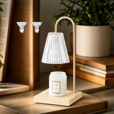 OKYUK Electric Candle Warmer Lamp – Dimmable Wax Melter with 3 Timer Settings, 2