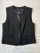 Zara black waistcoat