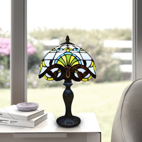 Tiffany style table - table, lamp