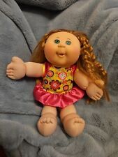 Twinkle Toes Cabbage Patch Doll Ginger brown hair Green eyes Jakks 2014 Flowers
