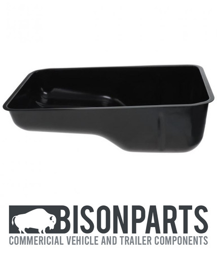 Engine oil sump pan - oil, metal