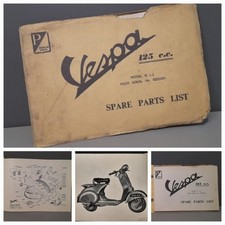 DOUGLAS VESPA SCOOTER 42 L2 125 c.c. Original Spare Parts List Illustrated RARE