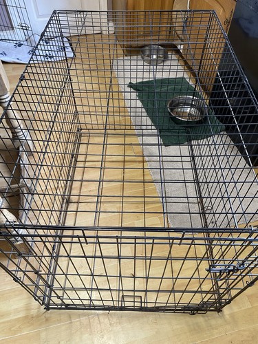 Two large well used dog - well,