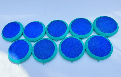 Plate round bubble - x,