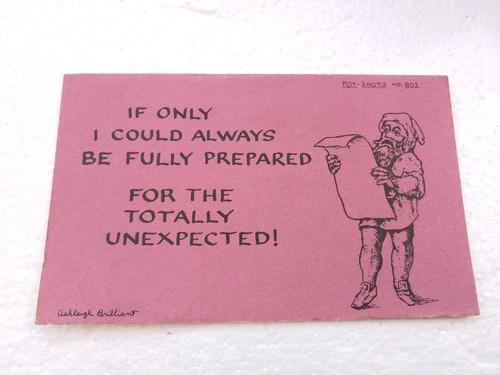Vintage funny postcard - vintage,