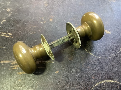 Antique yale solid brass door - yale,