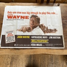 Vintage 1968 Original Film Poster Hellfighters Large Format Starring John Wayne 