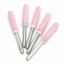 5pcs Chainsaw 4.8mm 3/16 Sharpener Burr Grinding Stone File Chain Saw Sharpening