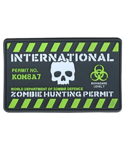 Zombie hunting permit tactical - permit,