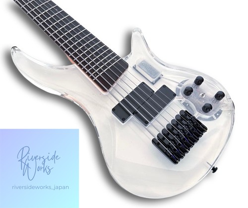 Acrylic base skeleton string - acrylic, 7-string